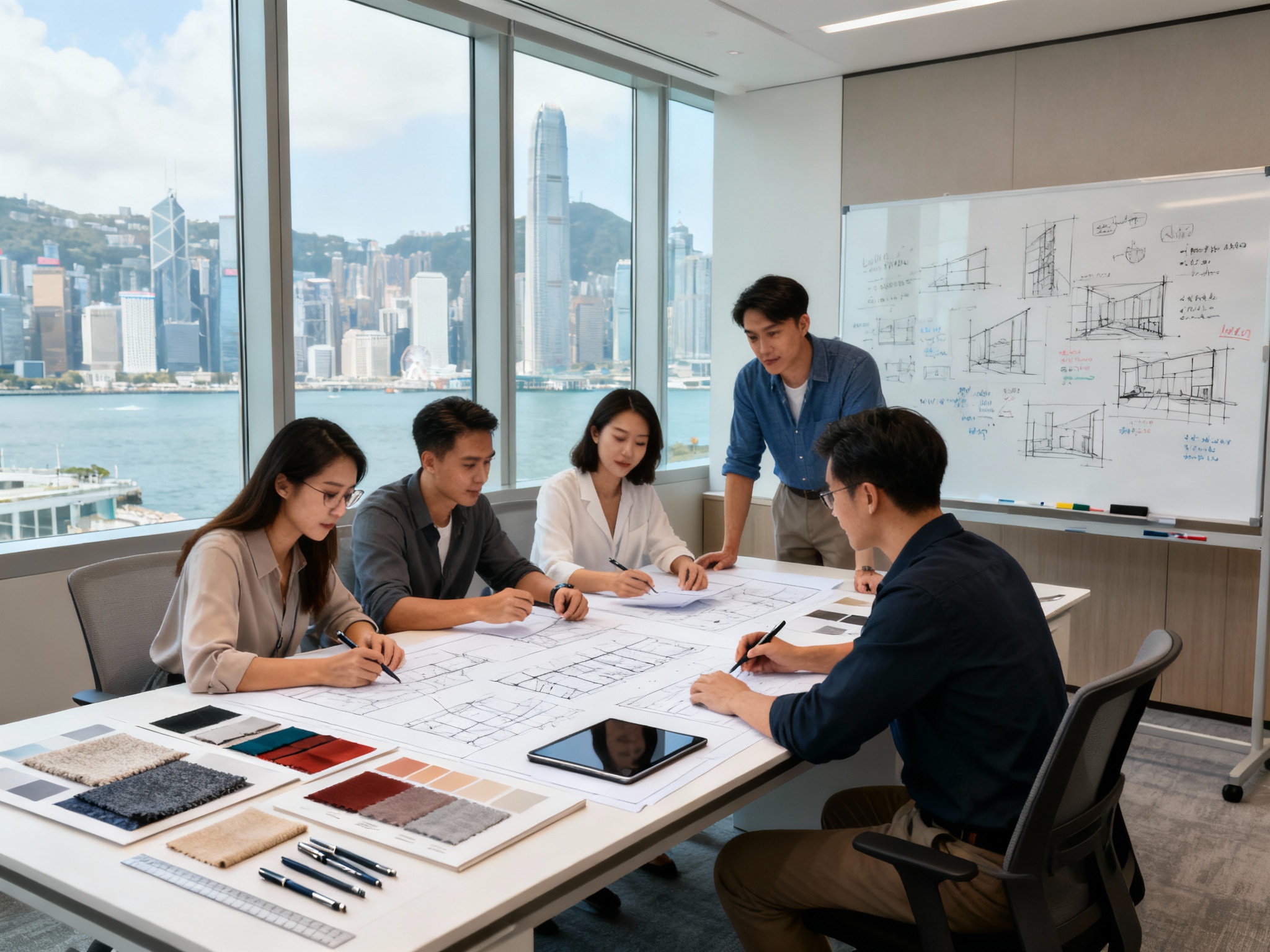 專業室內設計團隊會議